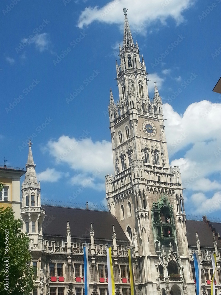 Fototapeta premium München Rathaus Turm