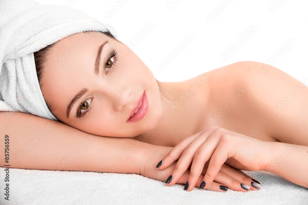 woman receiving spa woman receiving spa