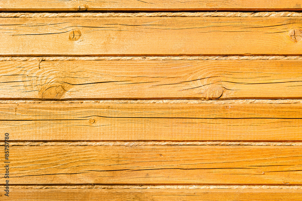 Fototapeta premium Clean texture background of yellow pine wood