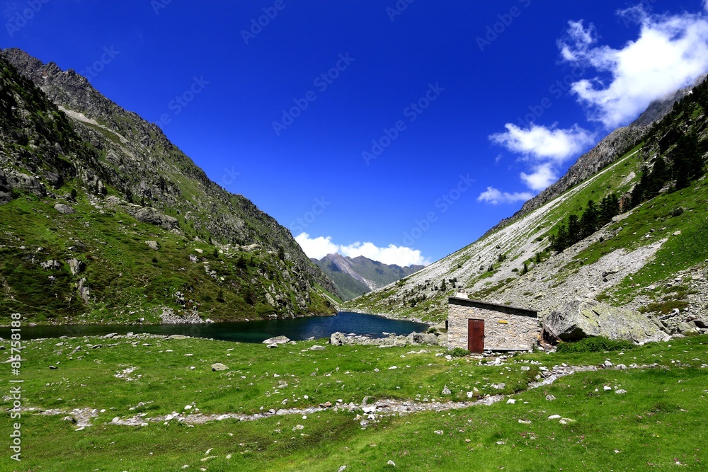 Lac et cabace du Plaa de Prat Pyrénées