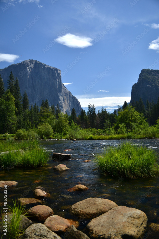 View across Merced River - Yosemite National Park