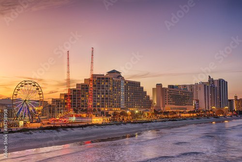 Skyline of Daytona Beach, Florida photo