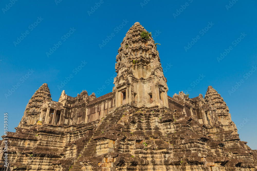 Angkor Wat castle in Cambodia.