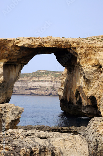 Fen  tre d Azur ou Azure Windows sur Gozo