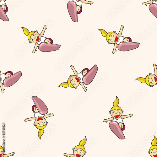 Extreme Sports , cartoon seamless pattern background