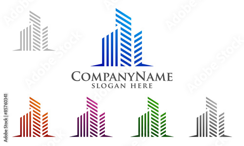 real estate, building, house, property, home, construction, architecture, logo, vector 16