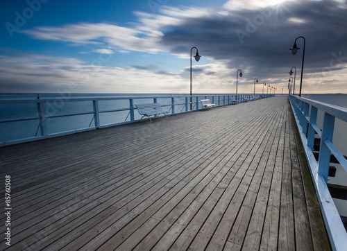 Beautiful pier in Gdynia © milosz_g