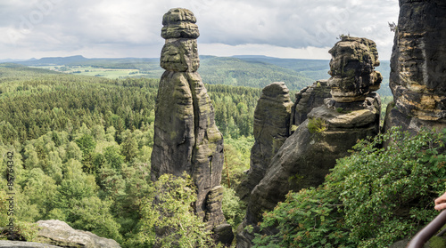 Sachsen, sächsische Schweiz, Deutschland, Felsen, Sandsteinfelsen, Pfaffenstein, Berge, Barbarine