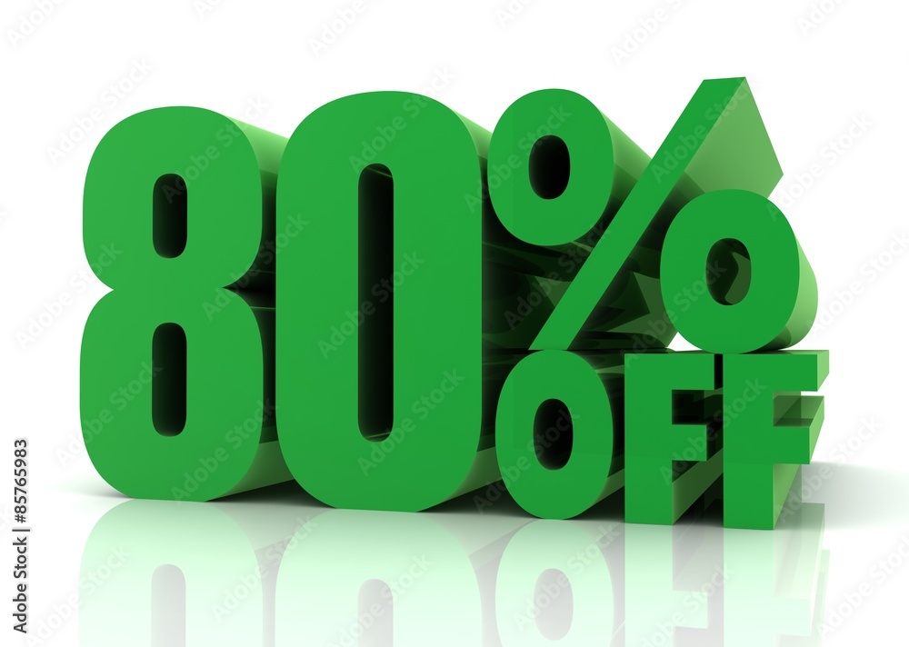 eighty percent off sale