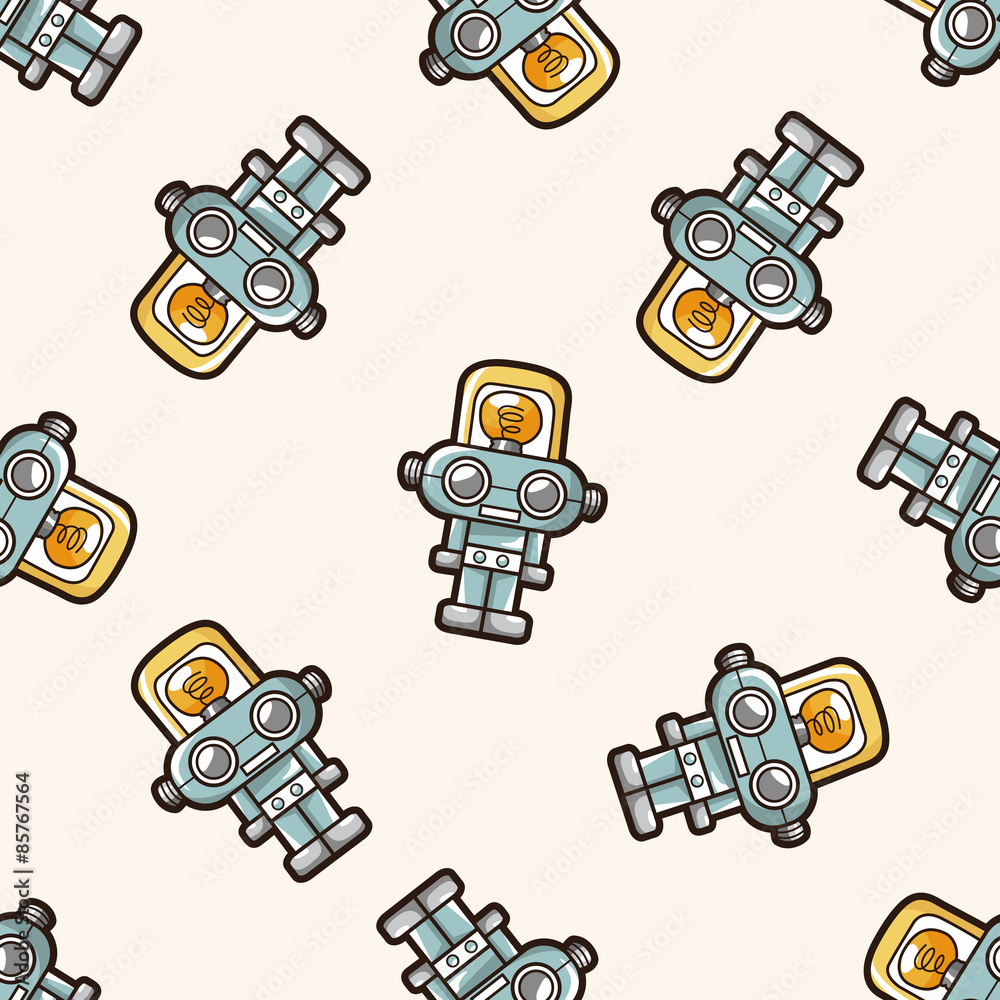 robot , cartoon seamless pattern background robot , cartoon seamless pattern background