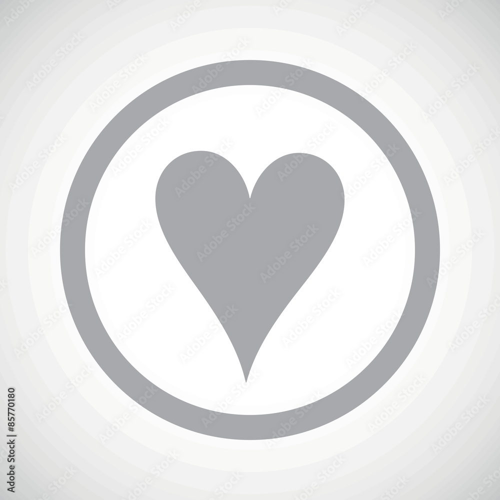 Grey hearts sign icon Grey hearts sign icon