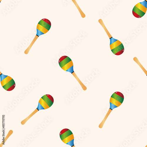 baby toy rattle , cartoon seamless pattern background