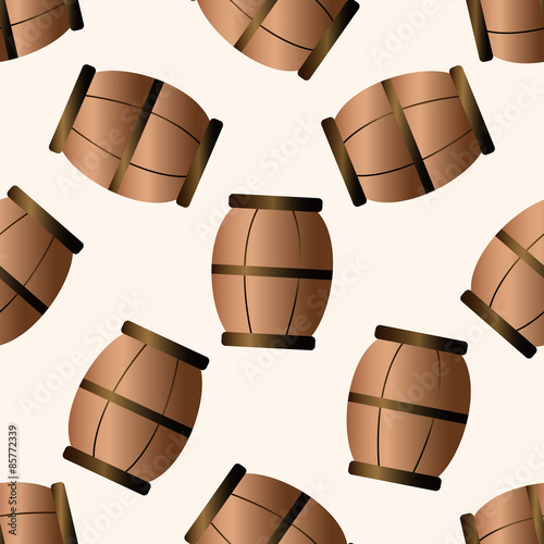 farm cask , cartoon seamless pattern background