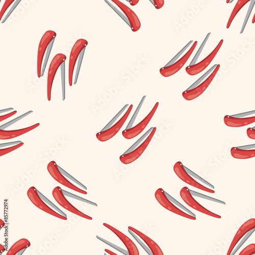 hair products theme hairpin , cartoon seamless pattern background