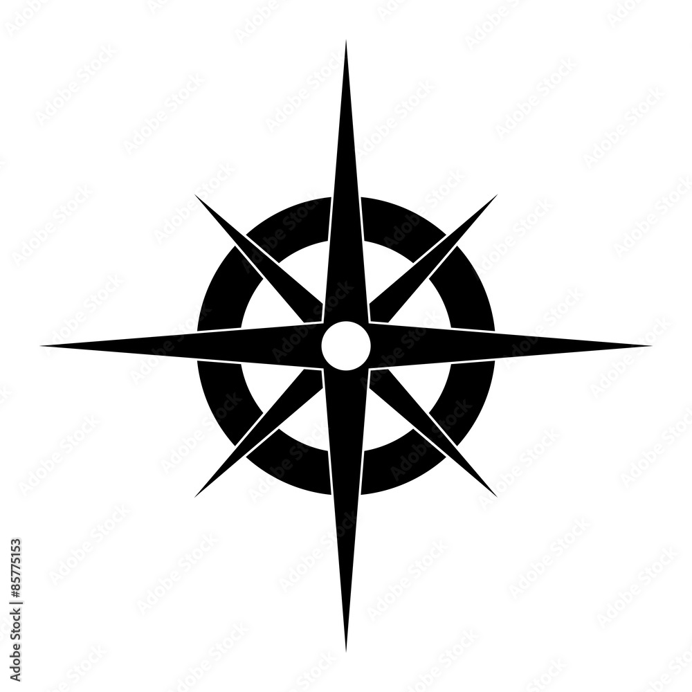 Compass Black icon Compass Black icon