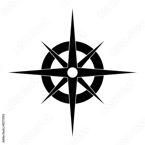 Compass Black icon