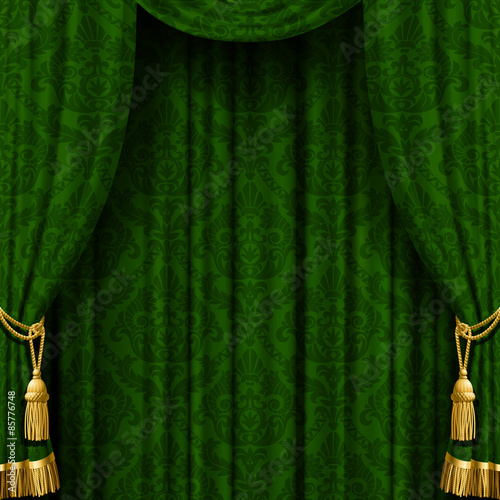Green curtain
