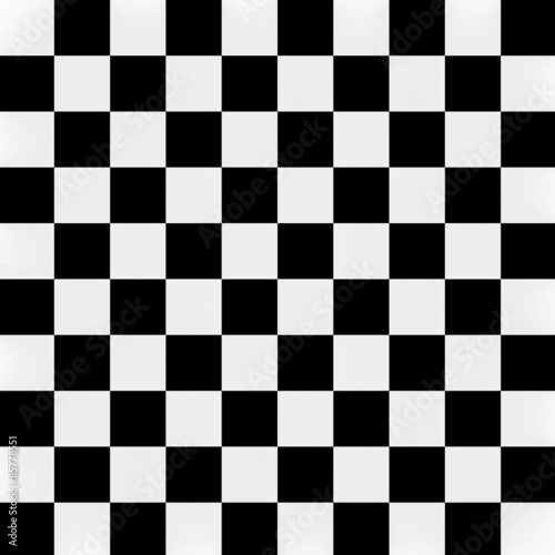 3D Fototapete Schwarz-Weiß - Fototapete 3d black white square pattern