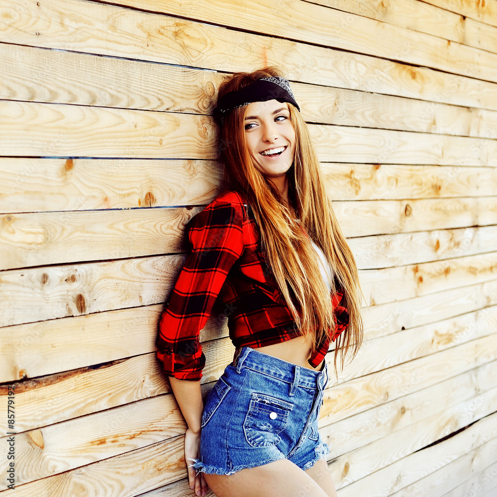 Happy smiling woman Happy smiling woman