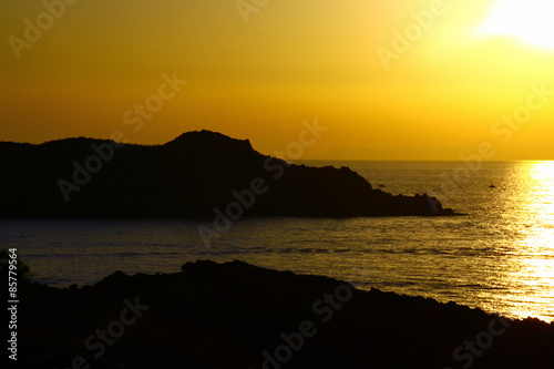 Beach on sunset