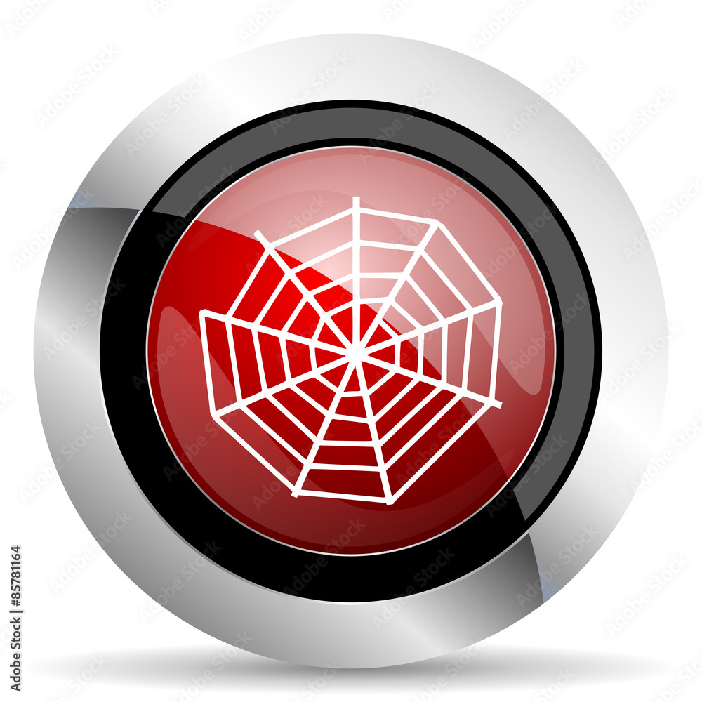 spider web red glossy web icon spider web red glossy web icon