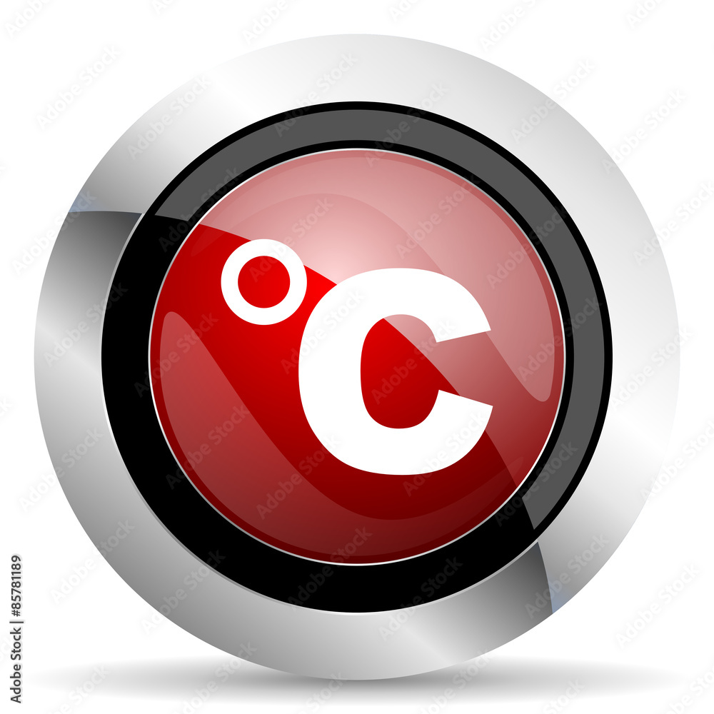 celsius red glossy web icon celsius red glossy web icon