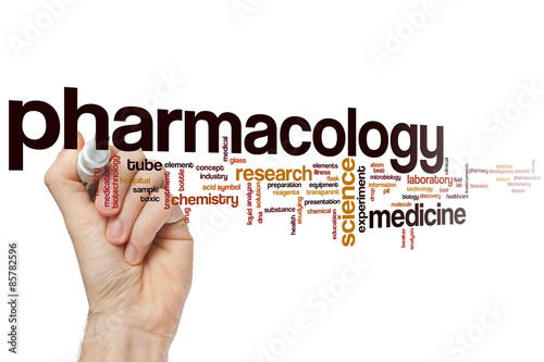 Pharmacology word cloud photo