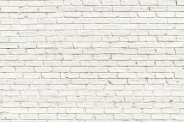 White brick wall background