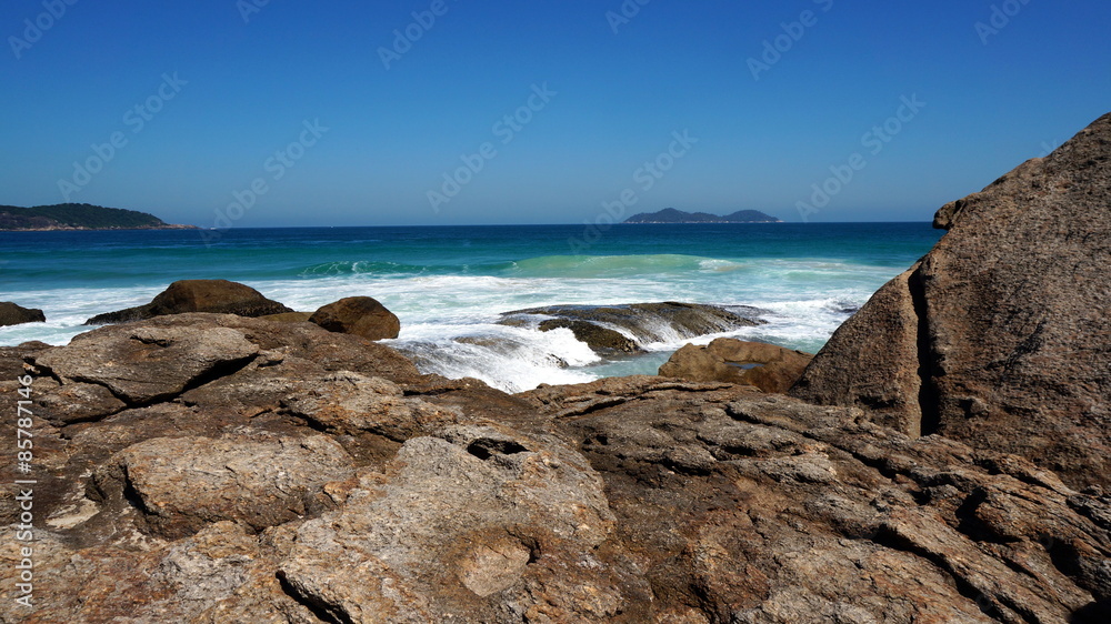 Rocas en Playa Lopes Mendes, Ilha Grande 