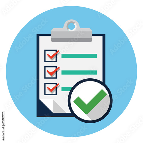 Vector checklist icon