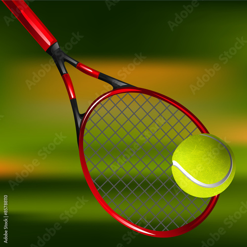 Tennis Background  All elements are in separate layers and grouped.   © vedvid_arts
