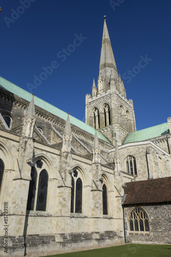 12th century Cathedral of the Holy Trinity, Chichester England.