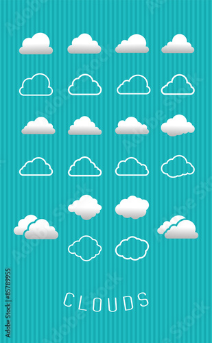 Set of Clouds