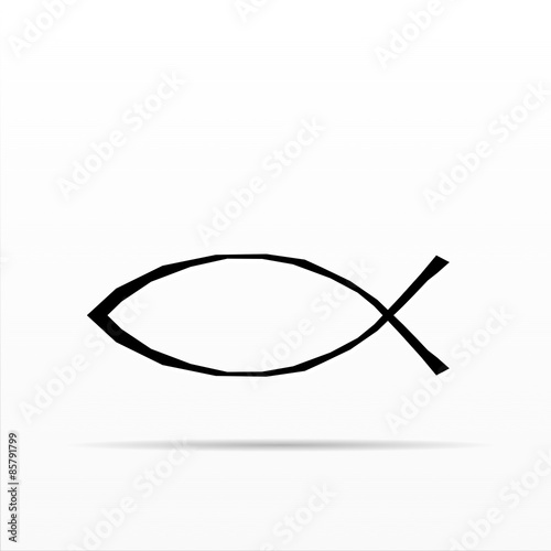 Photography Christian Fish Symbol