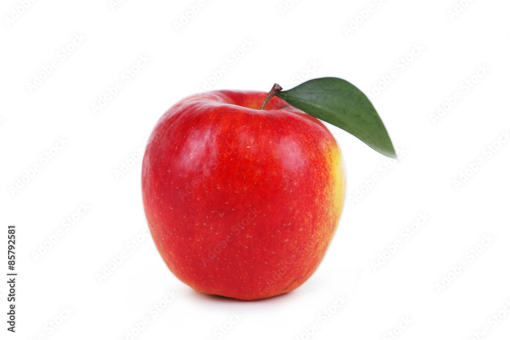 Red apple isolated on white Red apple isolated on white