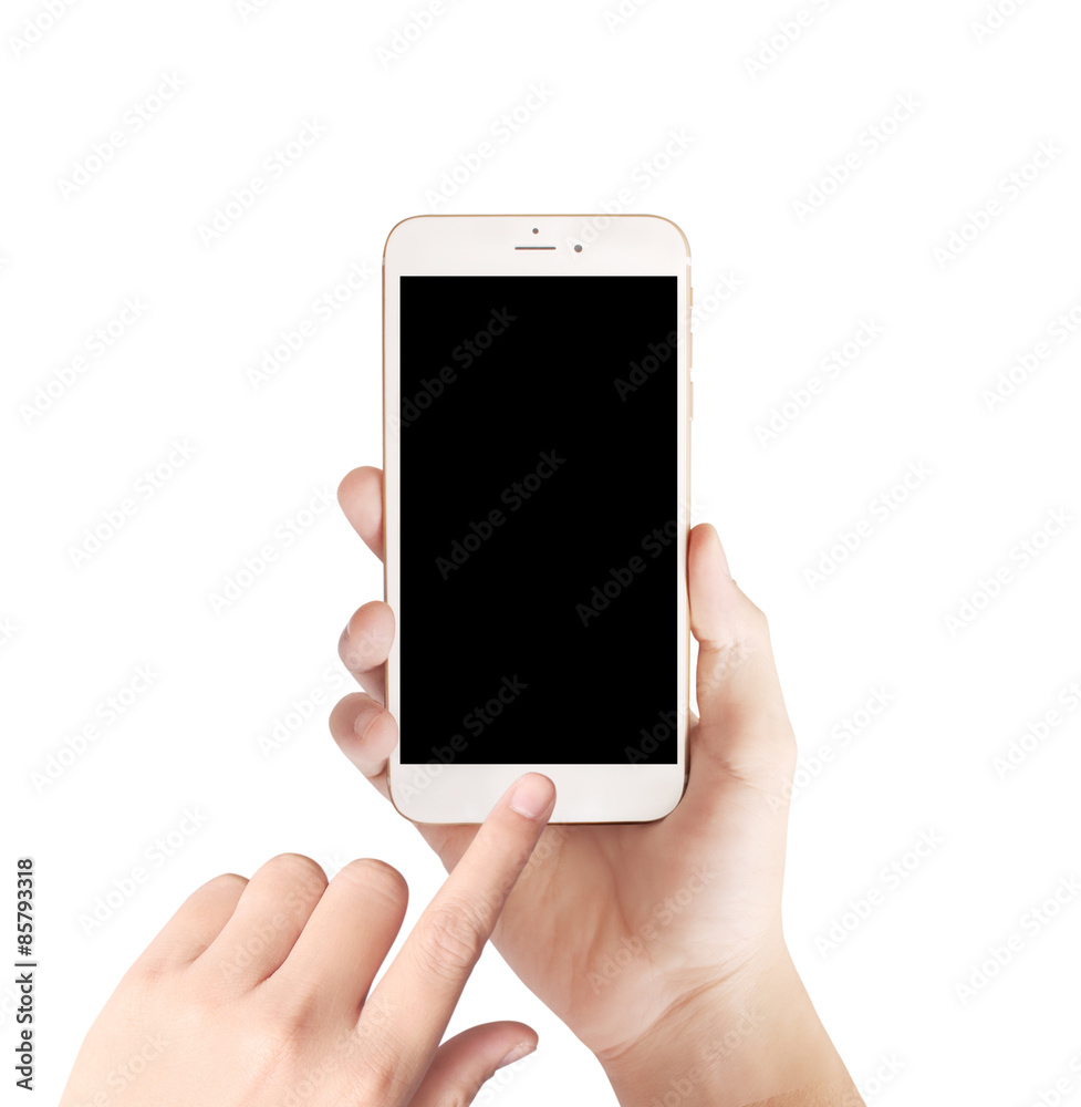 smartphone in hand