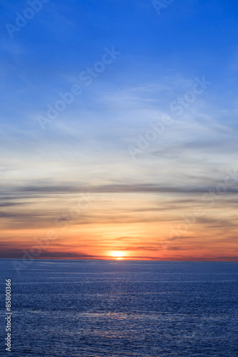 sunset at Phuket island, twilight sky © jethita