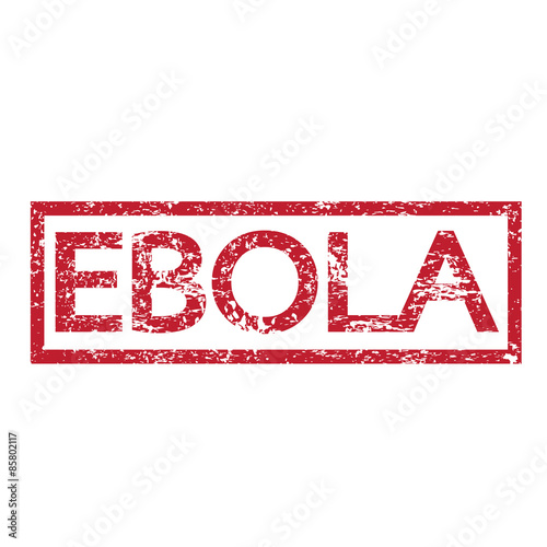 Stamp text EBOLA