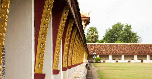 Fotografie Balcony of Pha That Luang
