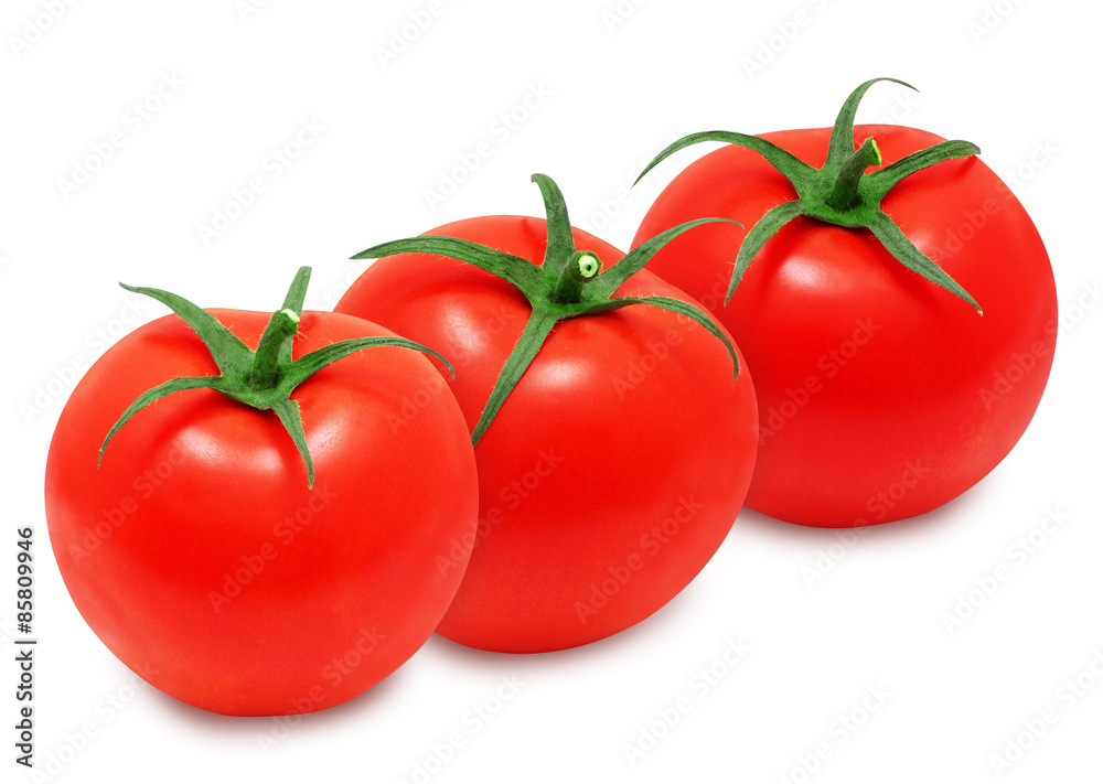 Line of fresh red tomatoes isolated on white backround
Line of fresh red tomatoes isolated on white backround