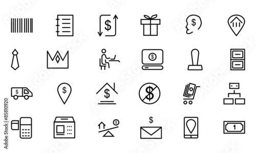 Money Vector Line Icons 3
