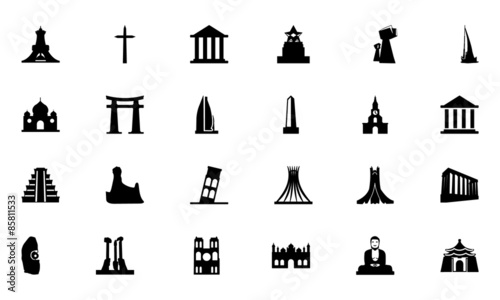 Monuments Vector Icons 3
