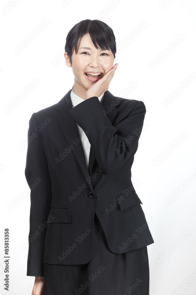 ビジネスウーマン　喜ぶ