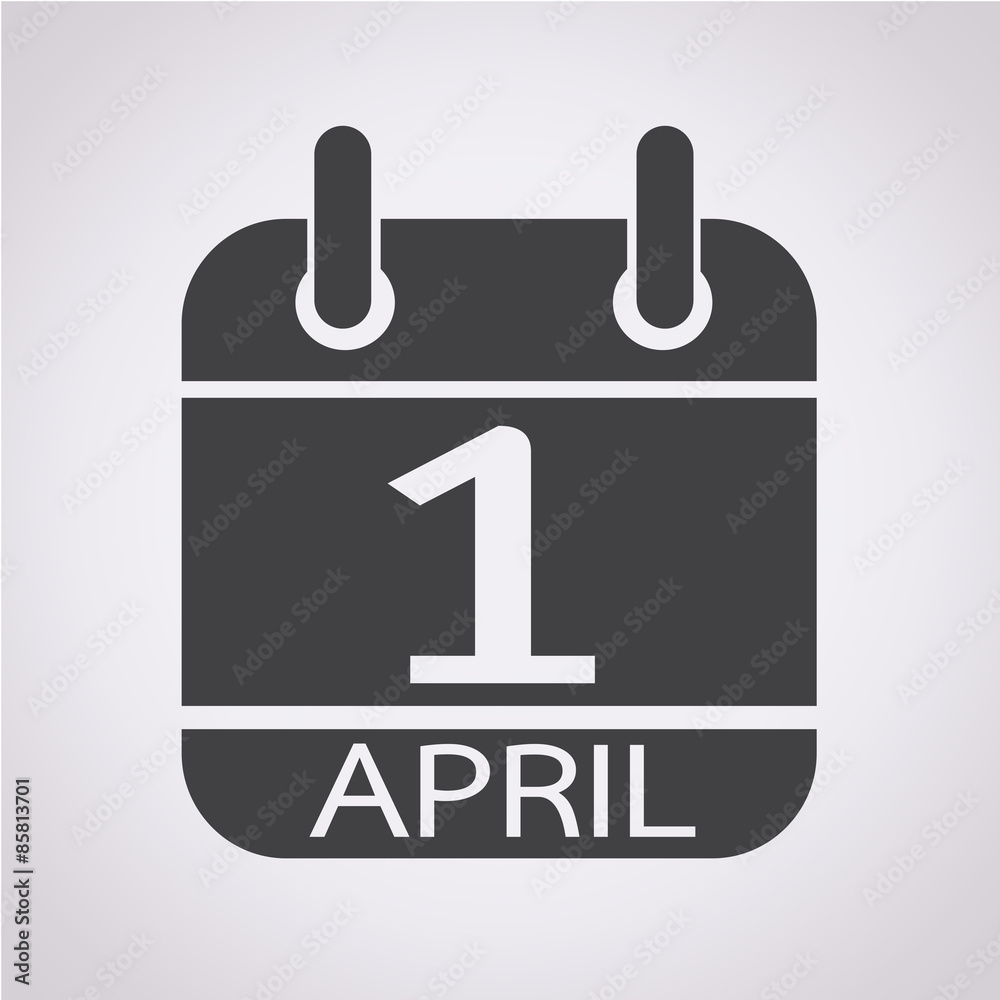 Calendar 1 April icon Calendar 1 April icon