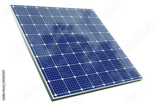 solar cell panel with clipping path