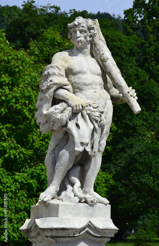 Statue near Eggenderg castle in Graz, Austria