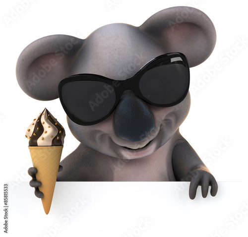 Fototapeta Naklejka Na Ścianę i Meble -  Fun koala