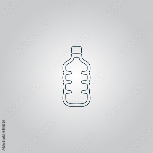 Icon of plastic water bottle