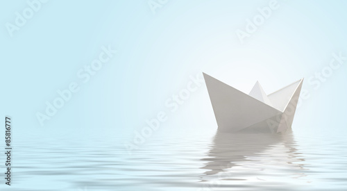 Paper boat.