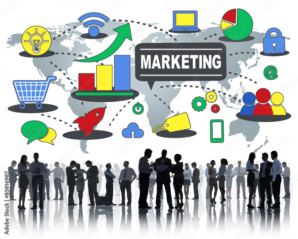 Marketing Global Business Branding Connection Growth Concept Marketing Global Business Branding Connection Growth Concept